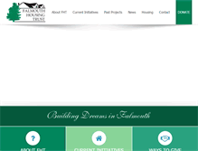 Tablet Screenshot of falmouthhousingtrust.org